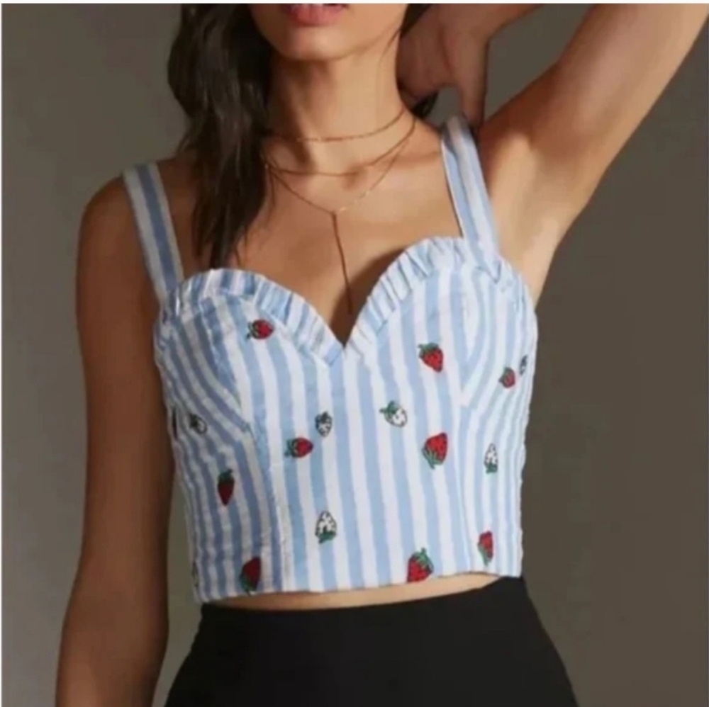 Maeve from Anthropologie cropped top